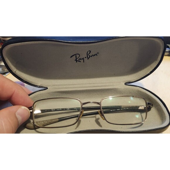 Ray-Ban RB 7511 Black Eyeglass Frames w/ Case (No Lenses) - Picture 1 of 11